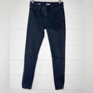 UO Silence + Noise Black Wash High Rise Ankle Zip Twig Women’s Size 27